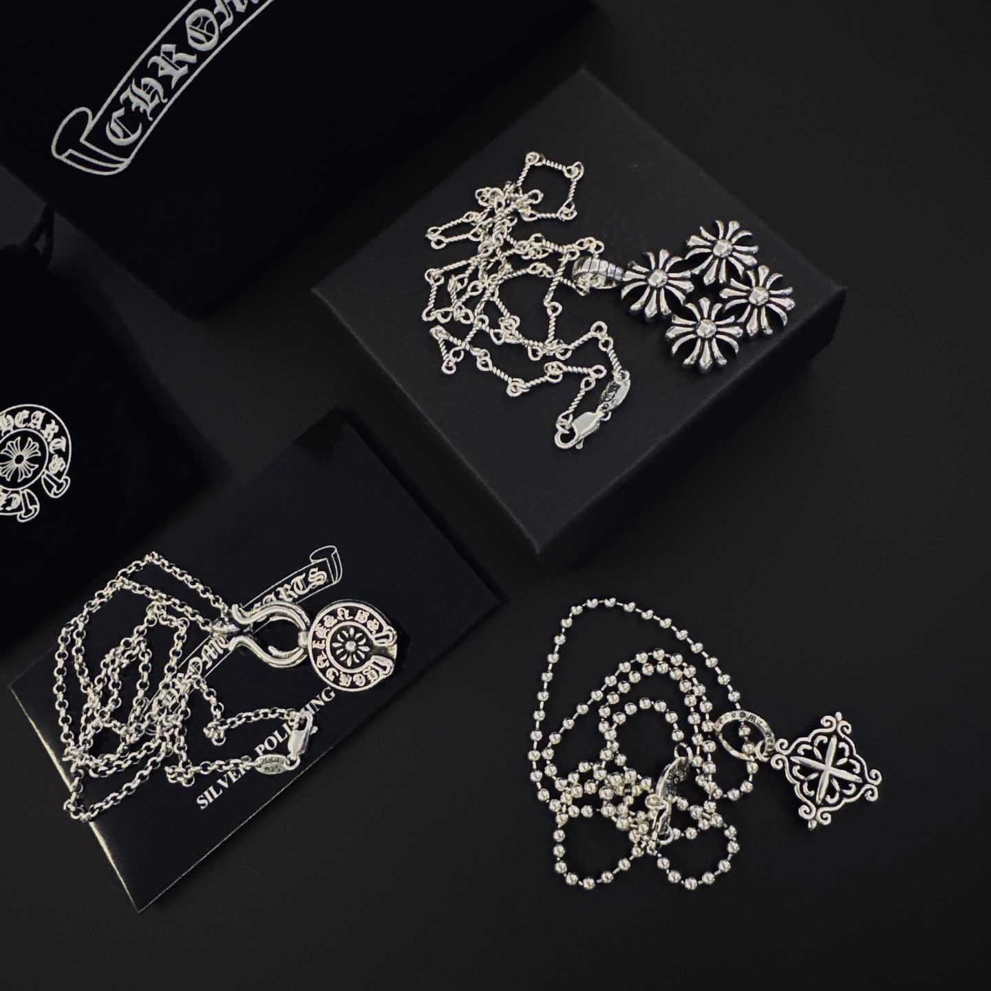Chrome Hearts Silver Polished Necklace